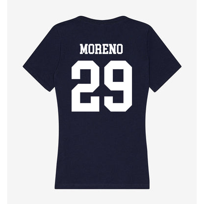 Samford - NCAA Women's Soccer : Isabella Moreno - Women's V-Neck T-Shirt-1