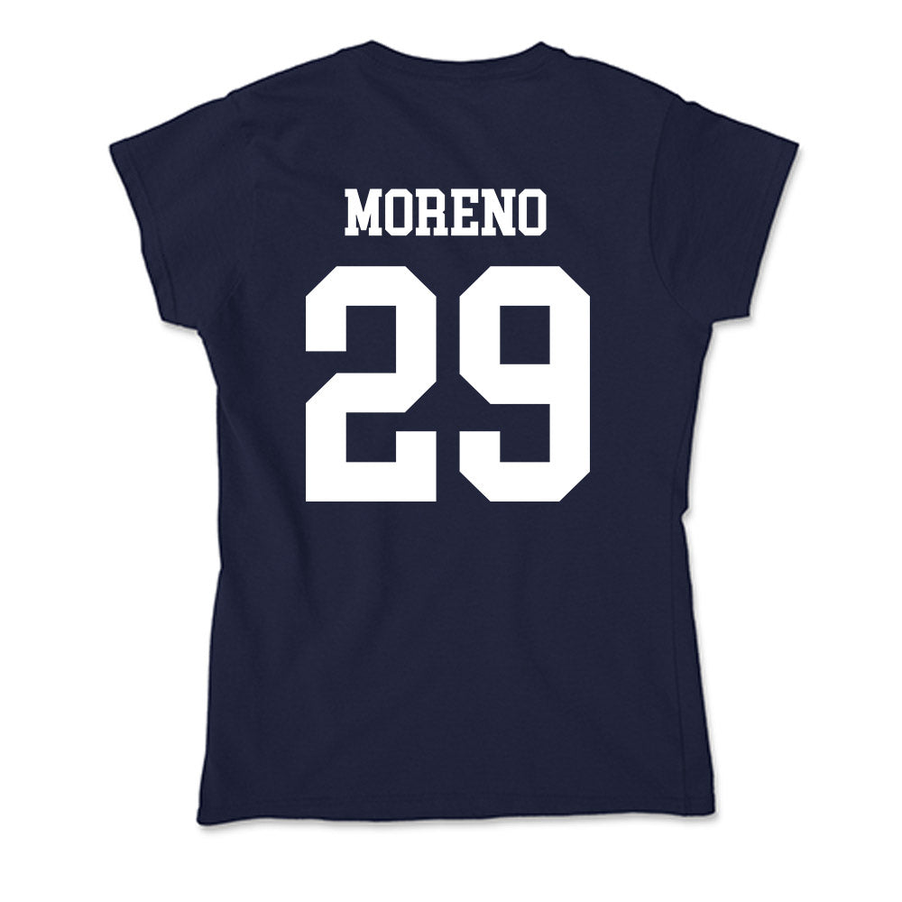 Samford - NCAA Women's Soccer : Isabella Moreno - Soft Style Women’s T-Shirt-1