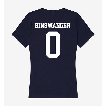 Samford - NCAA Women's Basketball : Paisley Binswanger - Women's V-Neck T-Shirt-1