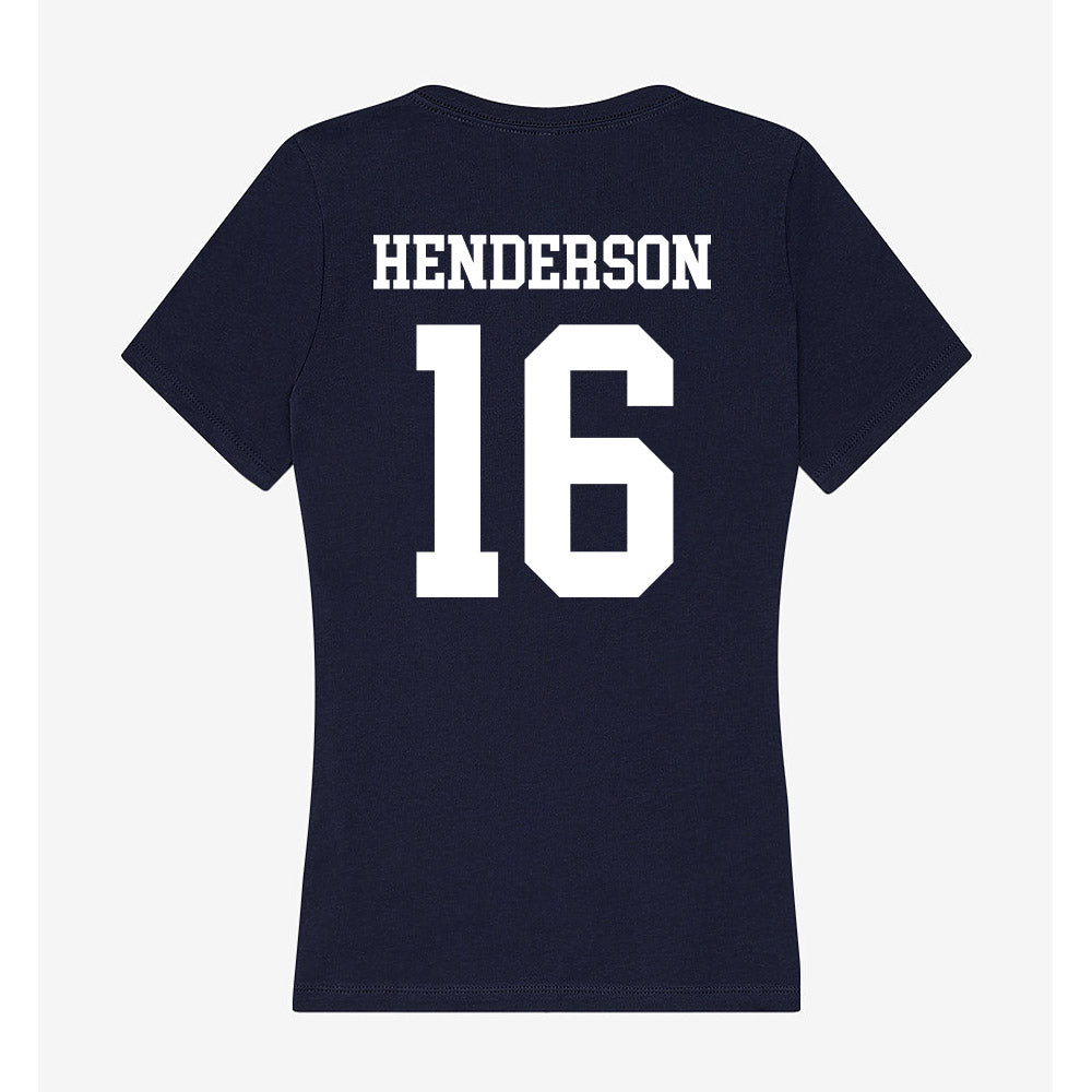 Samford - NCAA Football : Dylon Henderson - Women's V-Neck T-Shirt-1
