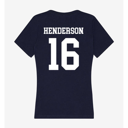 Samford - NCAA Football : Dylon Henderson - Women's V-Neck T-Shirt-1