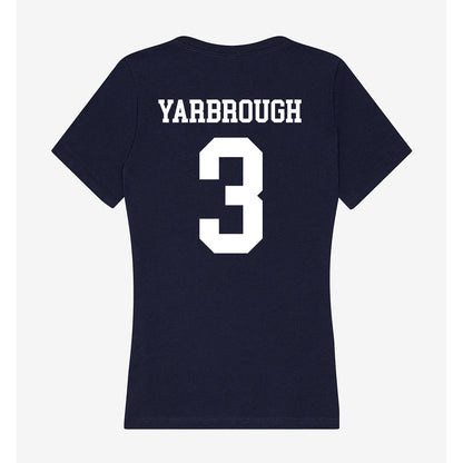 Samford - NCAA Women's Basketball : Kaylee Yarbrough - Women's V-Neck T-Shirt-1