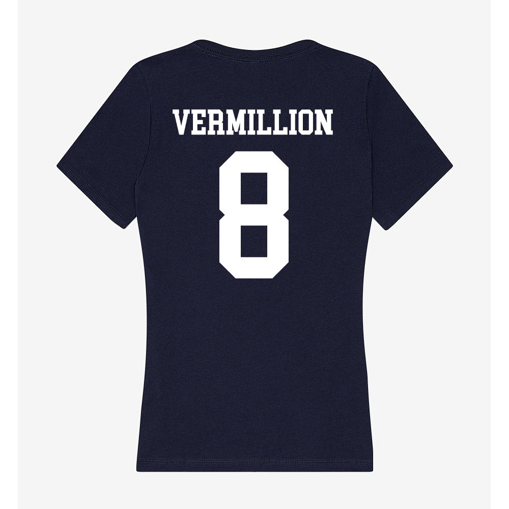Samford - NCAA Baseball : Ryan Vermillion - Women's V-Neck T-Shirt-1
