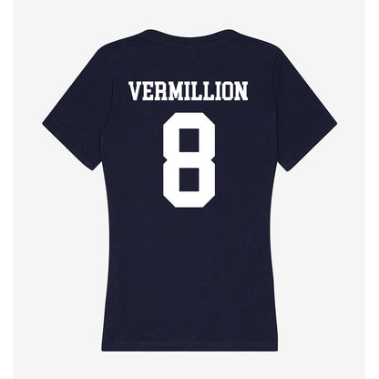 Samford - NCAA Baseball : Ryan Vermillion - Women's V-Neck T-Shirt-1