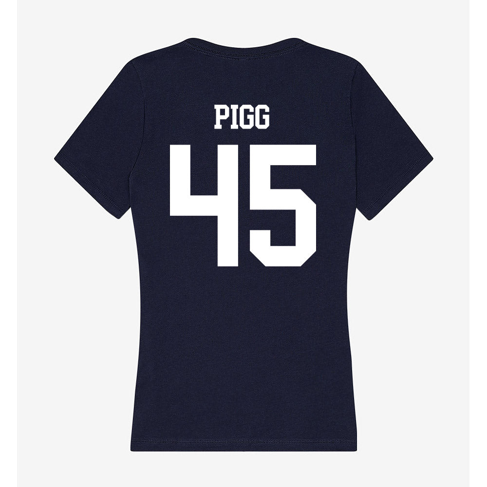 Samford - NCAA Football : Cannon Pigg - Women's V-Neck T-Shirt-1