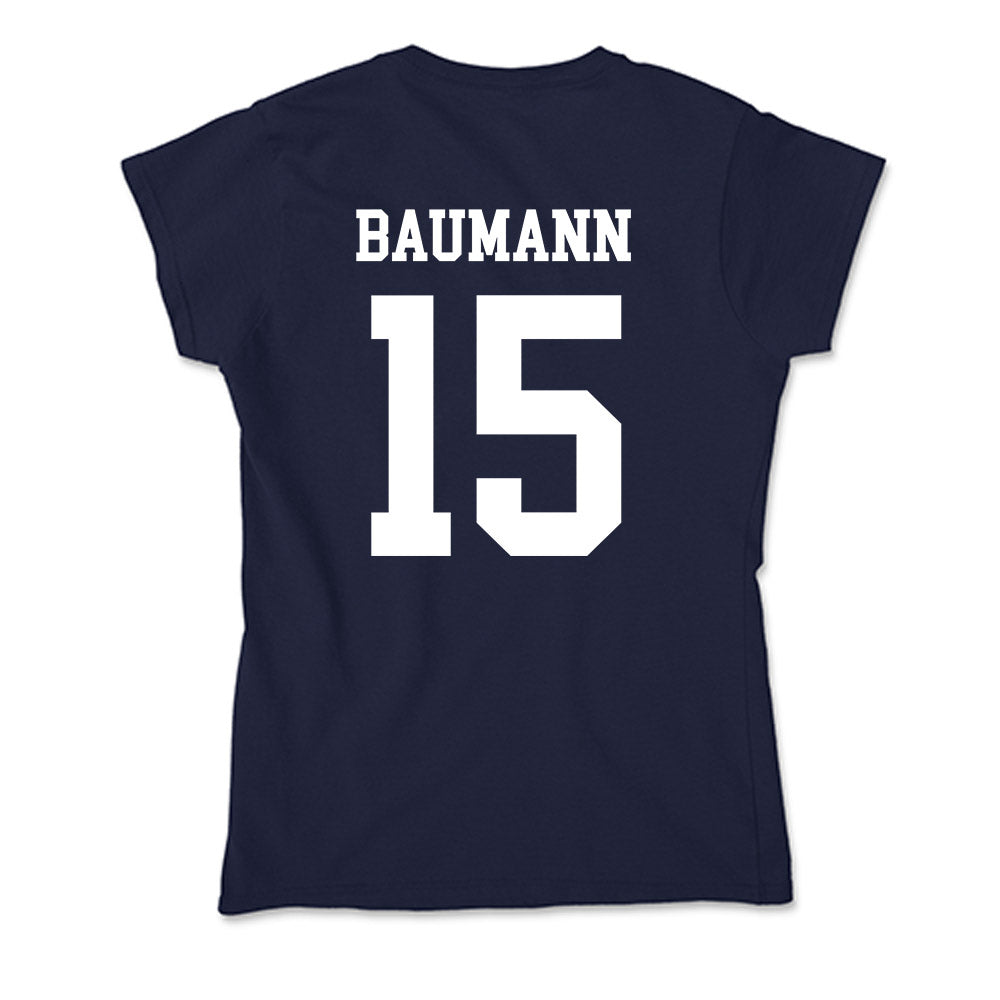 Samford - NCAA Women's Soccer : Ava Baumann - Soft Style Women’s T-Shirt-1