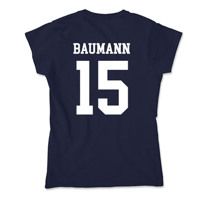 Samford - NCAA Women's Soccer : Ava Baumann - Soft Style Women’s T-Shirt-1