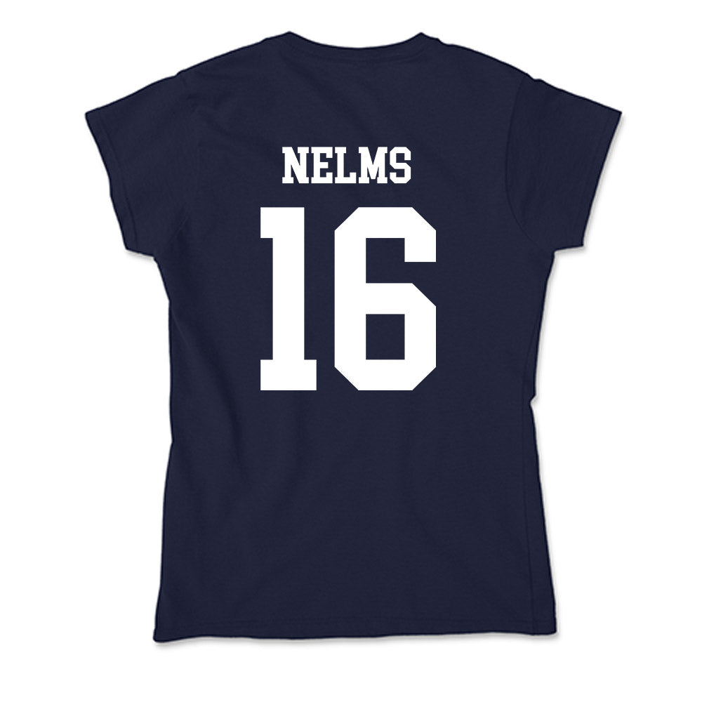 Samford - NCAA Baseball : Easton Nelms - Soft Style Women’s T-Shirt-1