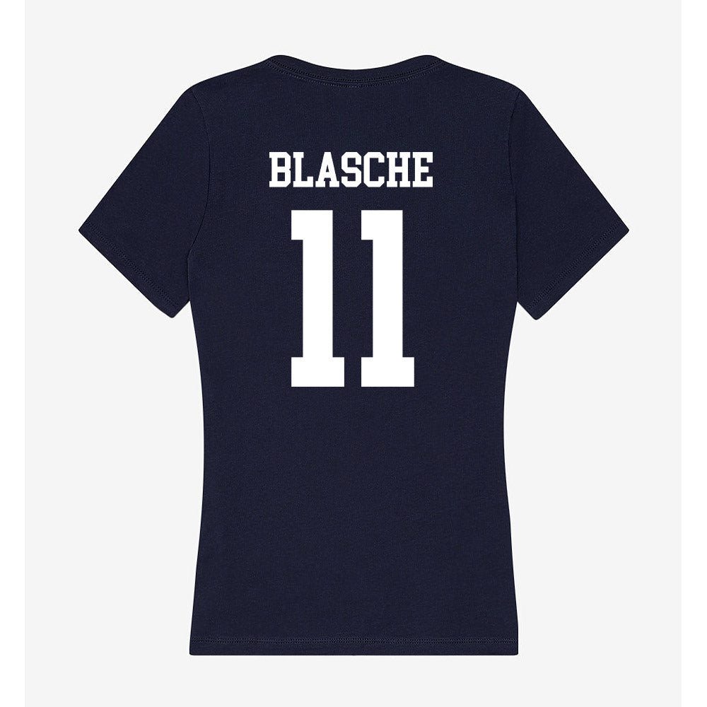 Samford - NCAA Baseball : Mason Blasche - Women's V-Neck T-Shirt-1