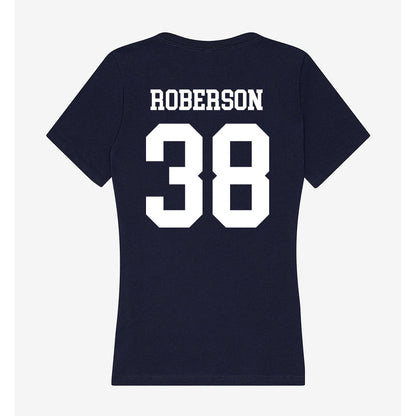 Samford - NCAA Football : Michael Roberson - Women's V-Neck T-Shirt-1