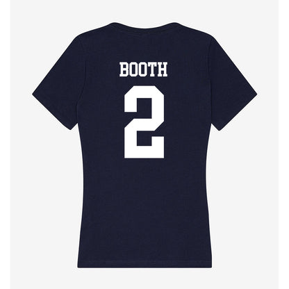 Samford - NCAA Men's Basketball : Jadin Booth - Women's V-Neck T-Shirt-1