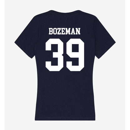 Samford - NCAA Baseball : Charlie Bozeman - Women's V-Neck T-Shirt-1
