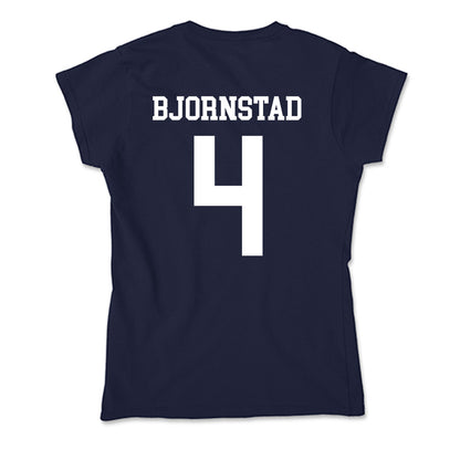 Samford - NCAA Men's Basketball : Judson Bjornstad - Soft Style Women’s T-Shirt-1
