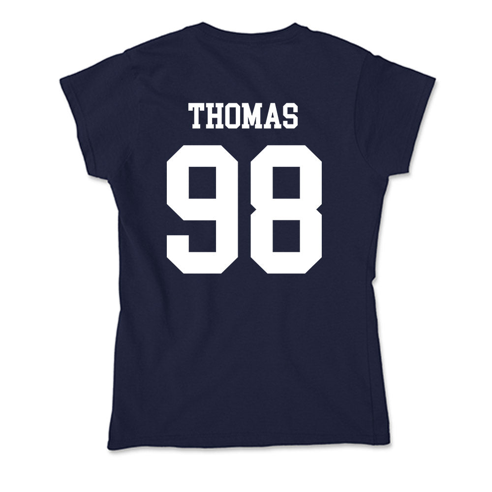 Samford - NCAA Football : Dezmon Thomas - Soft Style Women’s T-Shirt-1