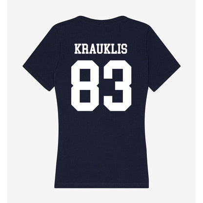 Samford - NCAA Football : Hudson Krauklis - Women's V-Neck T-Shirt-1