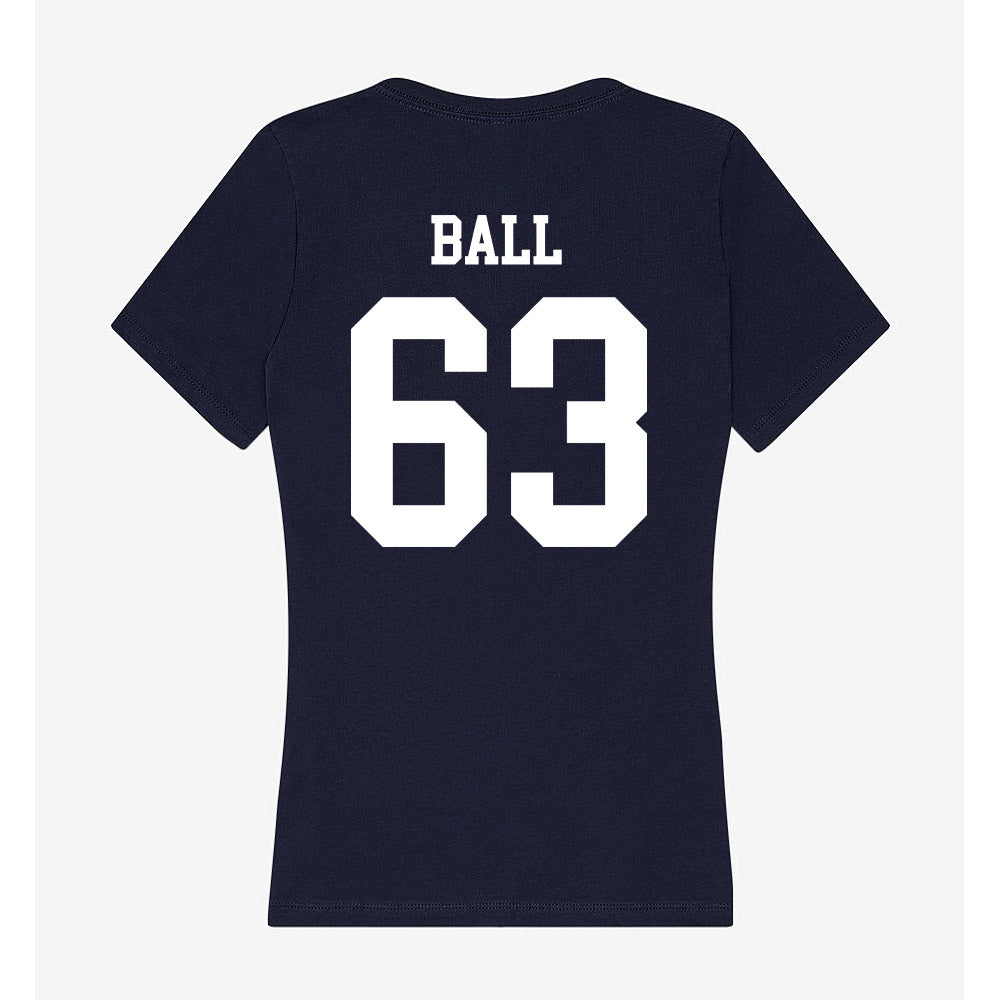 Samford - NCAA Football : Beau Ball - Women's V-Neck T-Shirt-1