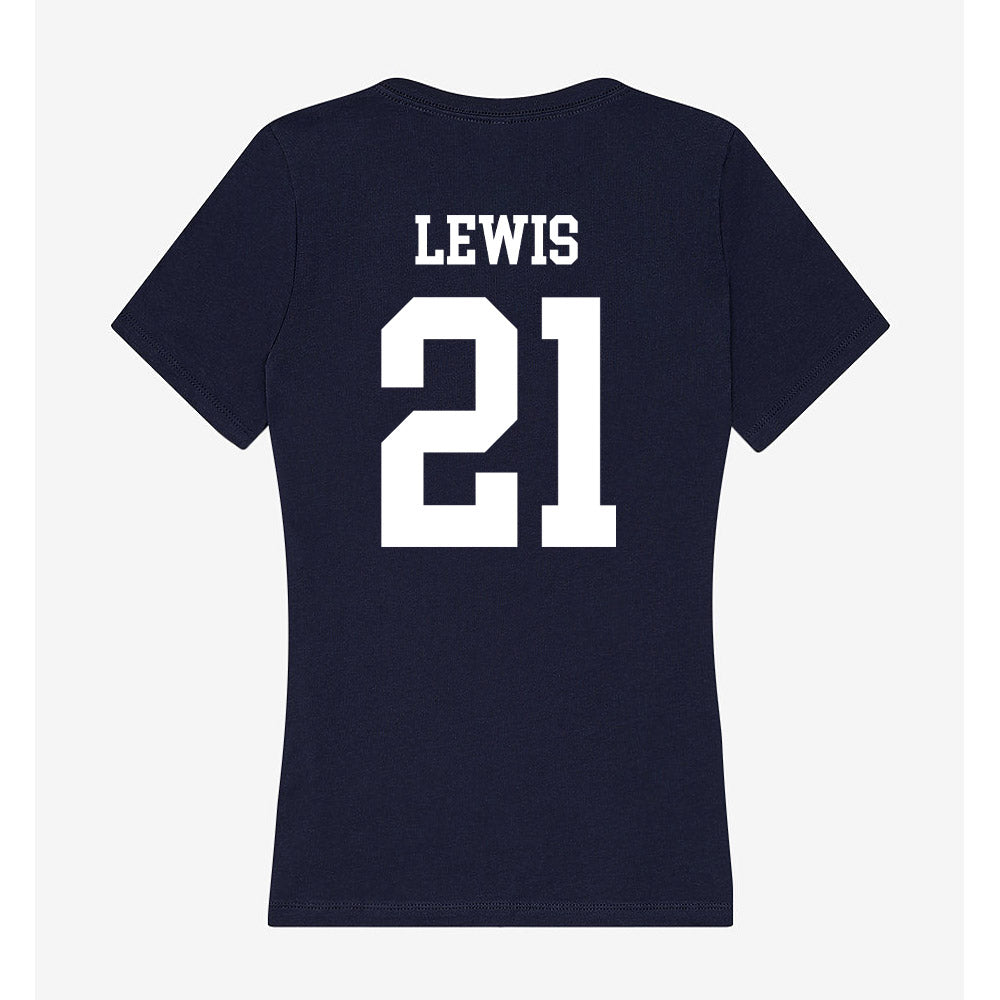 Samford - NCAA Football : Jayden Lewis - Women's V-Neck T-Shirt-1