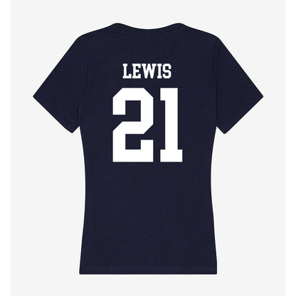 Samford - NCAA Football : Jayden Lewis - Women's V-Neck T-Shirt-1