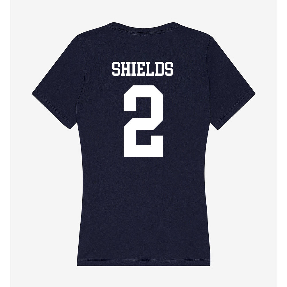 Samford - NCAA Football : Will Shields - Women's V-Neck T-Shirt-1