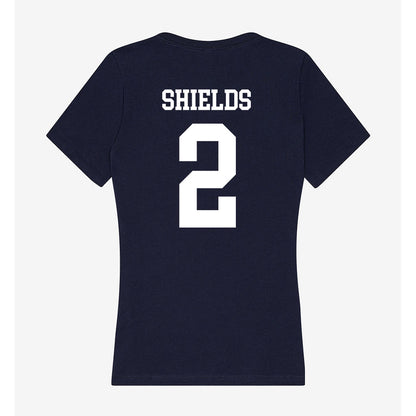 Samford - NCAA Football : Will Shields - Women's V-Neck T-Shirt-1