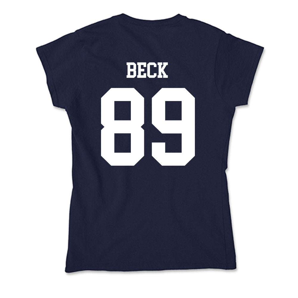 Samford - NCAA Football : Landon Beck - Soft Style Women’s T-Shirt-1