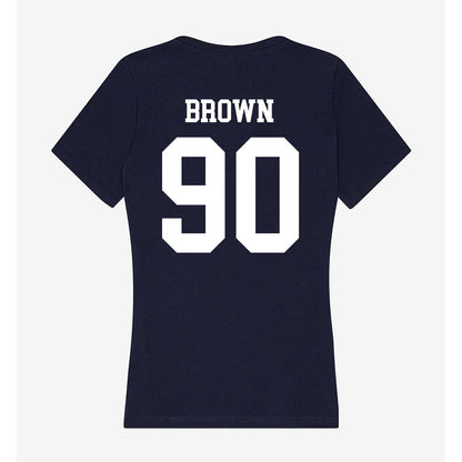 Samford - NCAA Football : Danny Brown - Women's V-Neck T-Shirt-1