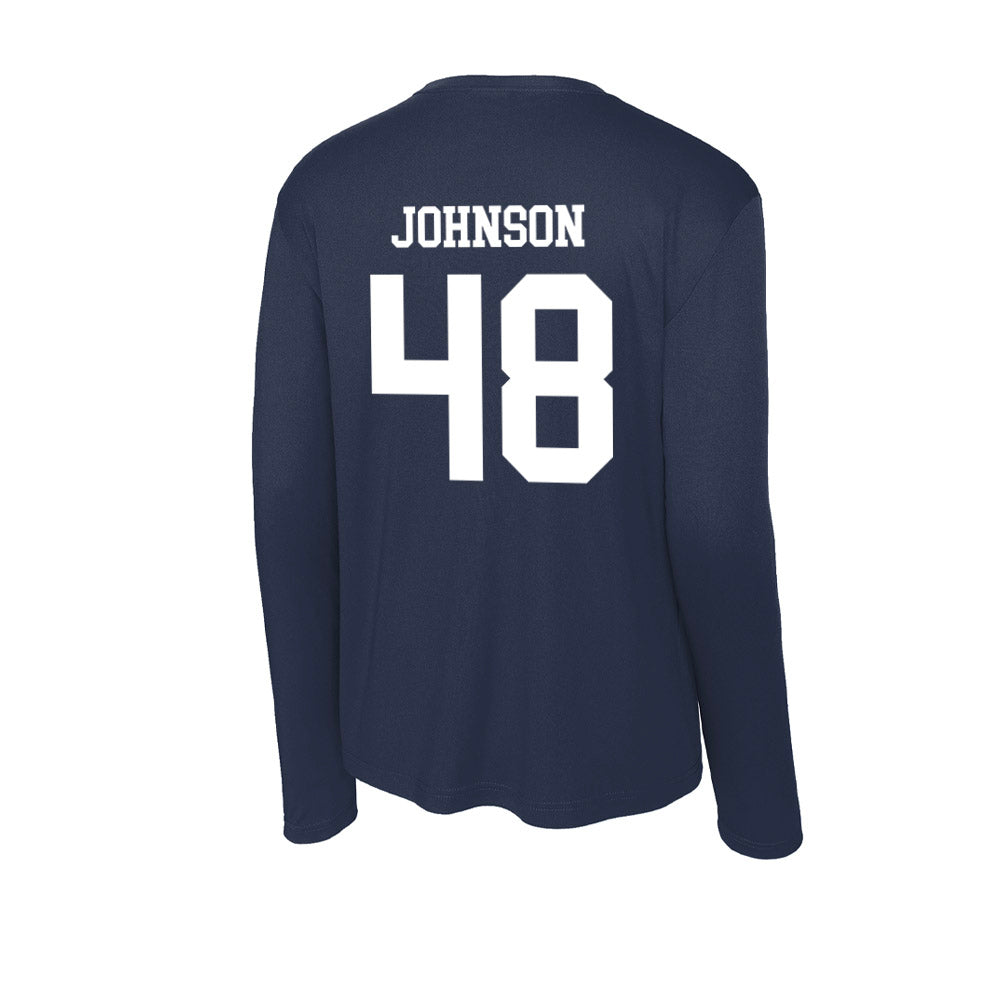 Samford - NCAA Football : Jacob Johnson - Activewear Long Sleeve T-Shirt-1