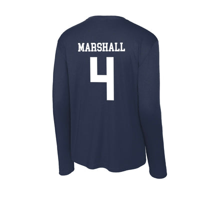 Samford - NCAA Men's Basketball : Jermaine Marshall - Activewear Long Sleeve T-Shirt-1