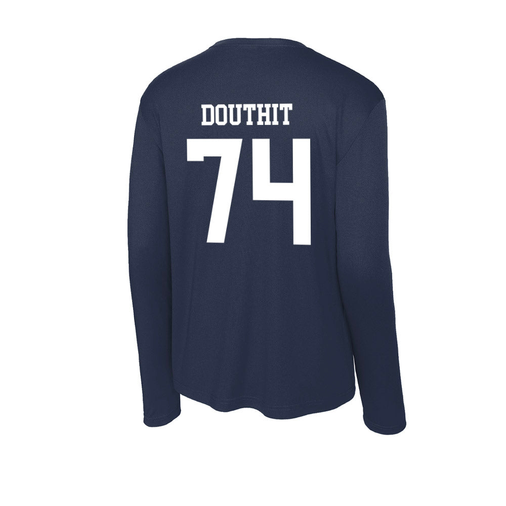Samford - NCAA Football : Tyler Douthit - Activewear Long Sleeve T-Shirt-1