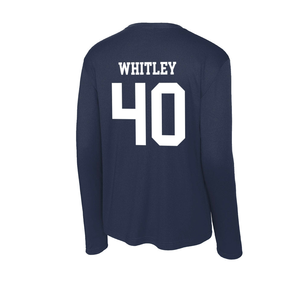Samford - NCAA Football : Jordan Whitley - Activewear Long Sleeve T-Shirt-1