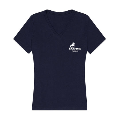 Samford - NCAA Football : Jayden Lewis - Women's V-Neck T-Shirt-0