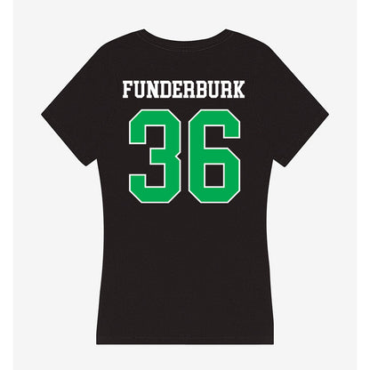 Marshall - NCAA Football : Cole Funderburk - Women's V-Neck T-Shirt-1
