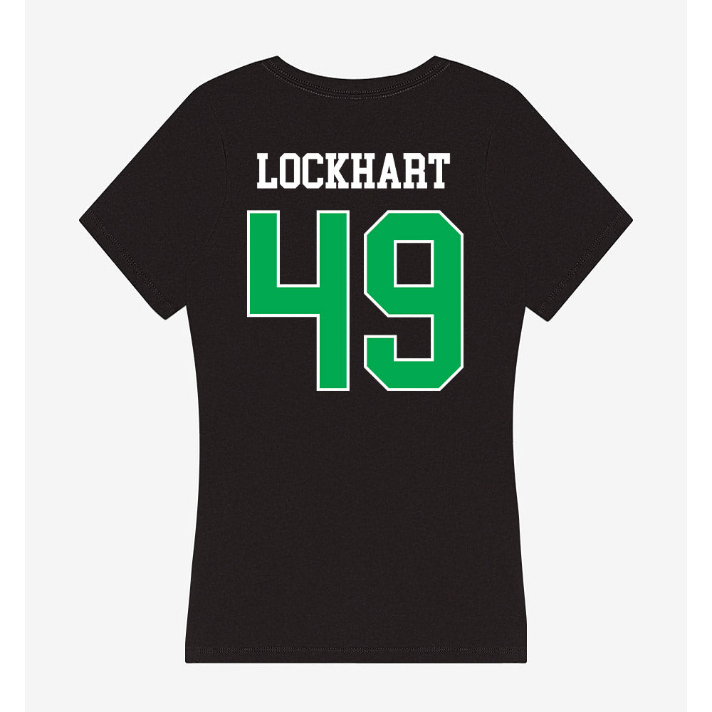 Marshall - NCAA Football : Mekhi Lockhart - Women's V-Neck T-Shirt-1