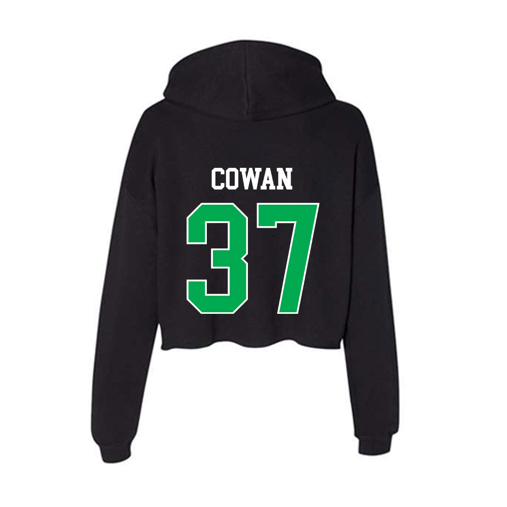 Marshall - NCAA Football : atley cowan - Women's Crop Fleece Hoodie-1