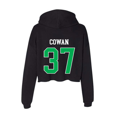 Marshall - NCAA Football : atley cowan - Women's Crop Fleece Hoodie-1