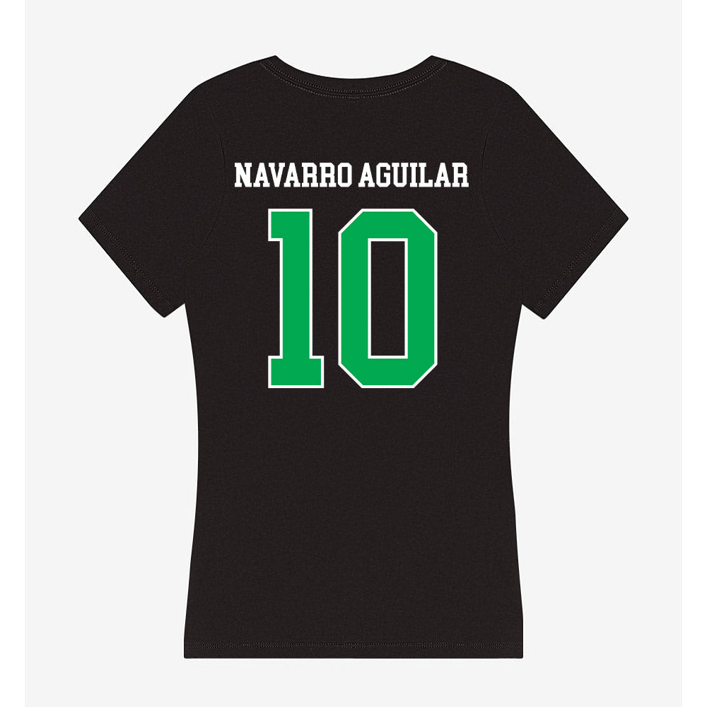 Marshall - NCAA Women's Soccer : Nicole Navarro Aguilar - Women's V-Neck T-Shirt-1