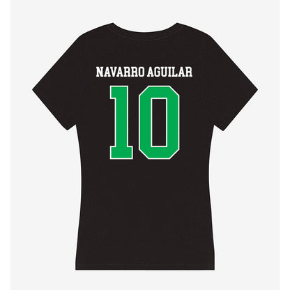 Marshall - NCAA Women's Soccer : Nicole Navarro Aguilar - Women's V-Neck T-Shirt-1