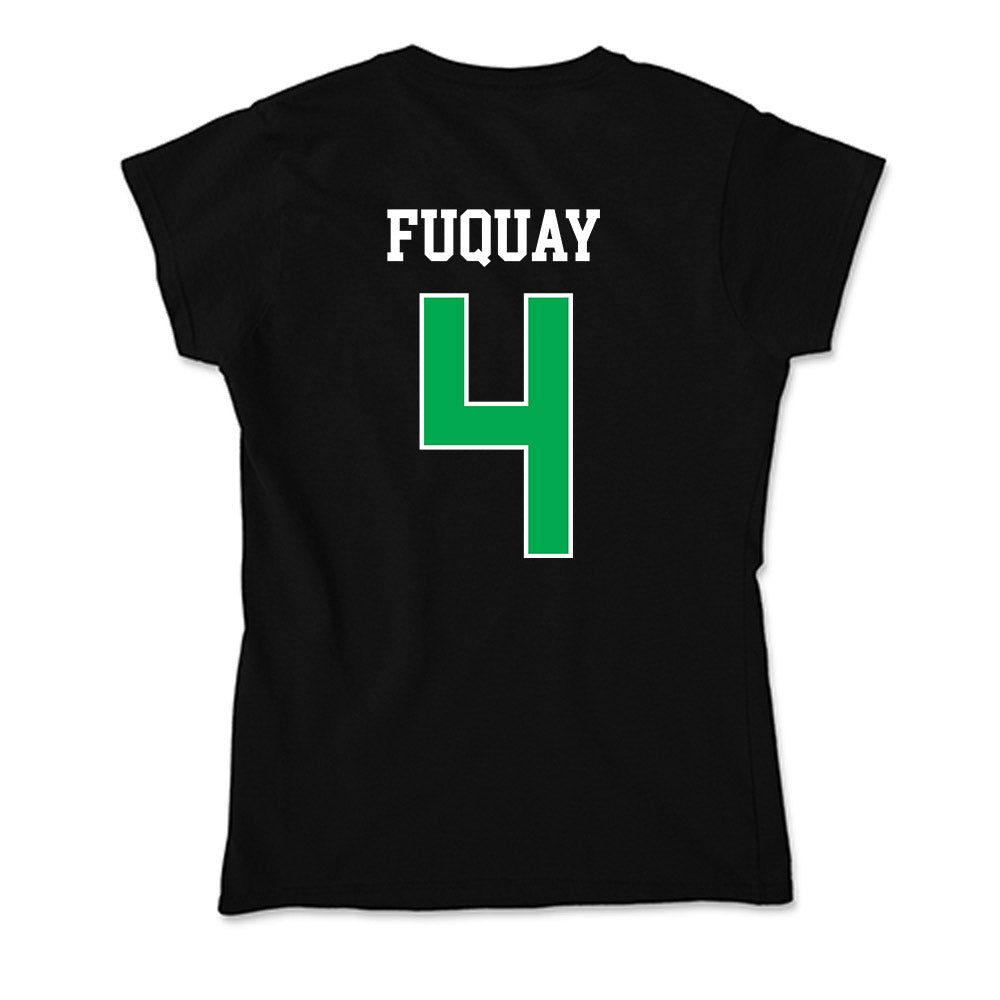 Marshall - NCAA Men's Basketball : Andrew Fuquay - Soft Style Women’s T-Shirt-1