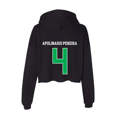 Marshall - NCAA Men's Soccer : Thiago Apolinario Pereira - Women's Crop Fleece Hoodie-1