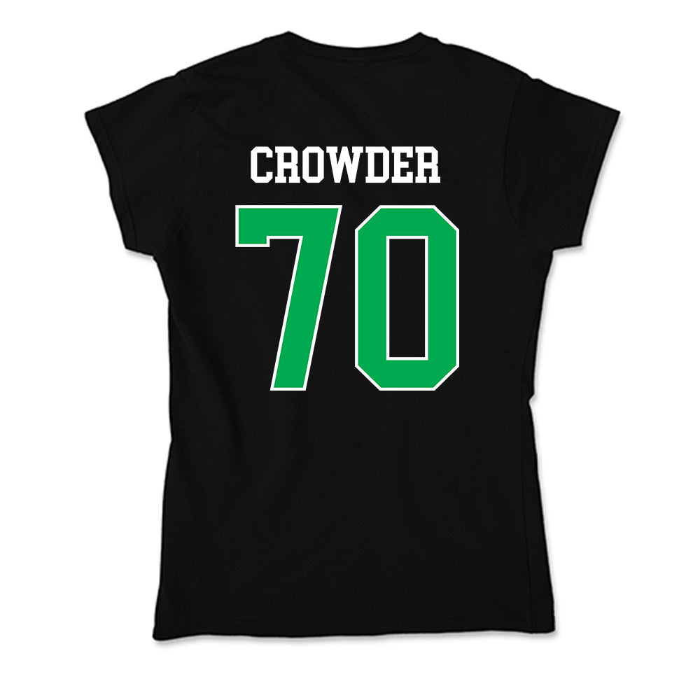 Marshall - NCAA Football : Naquan Crowder - Soft Style Women’s T-Shirt-1