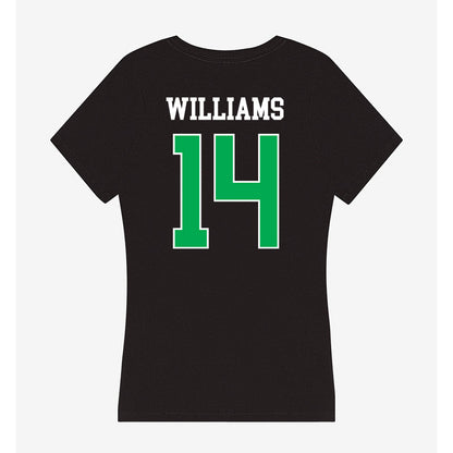 Marshall - NCAA Football : Mickel Williams - Women's V-Neck T-Shirt-1