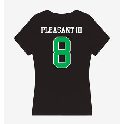 Marshall - NCAA Football : Eddie Pleasant III - Women's V-Neck T-Shirt-1