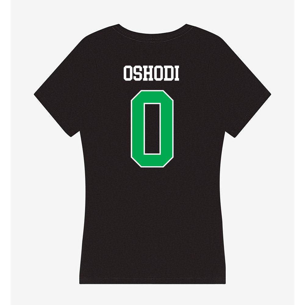Marshall - NCAA Men's Basketball : Fazl Oshodi - Women's V-Neck T-Shirt-1