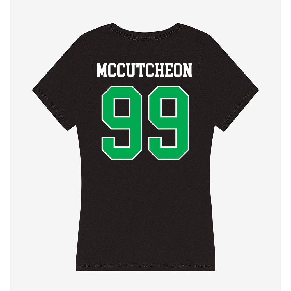 Marshall - NCAA Women's Soccer : Katie McCutcheon - Women's V-Neck T-Shirt-1