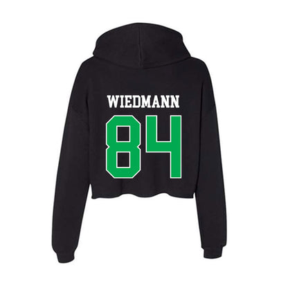 Marshall - NCAA Football : Nico Wiedmann - Women's Crop Fleece Hooded Sweatshirt-1