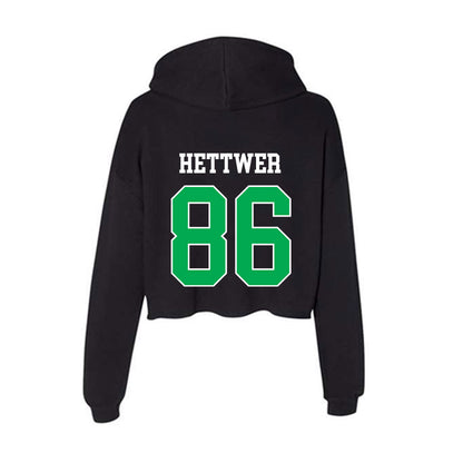 Marshall - NCAA Football : Brandon Hettwer - Women's Crop Fleece Hoodie-1