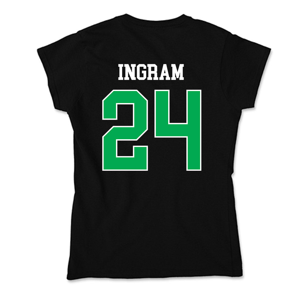 Marshall - NCAA Women's Basketball : Kassie Ingram - Soft Style Women’s T-Shirt-1