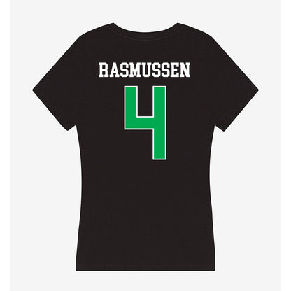 Marshall - NCAA Men's Basketball : Luke Rasmussen - Women's V-Neck T-Shirt-1