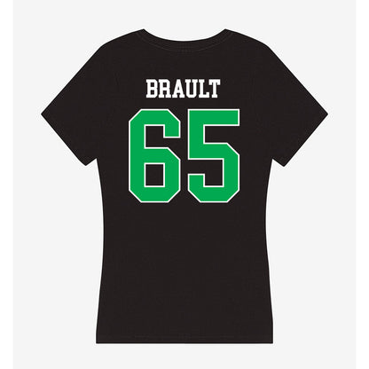 Marshall - NCAA Football : Parker Brault - Women's V-Neck T-Shirt-1