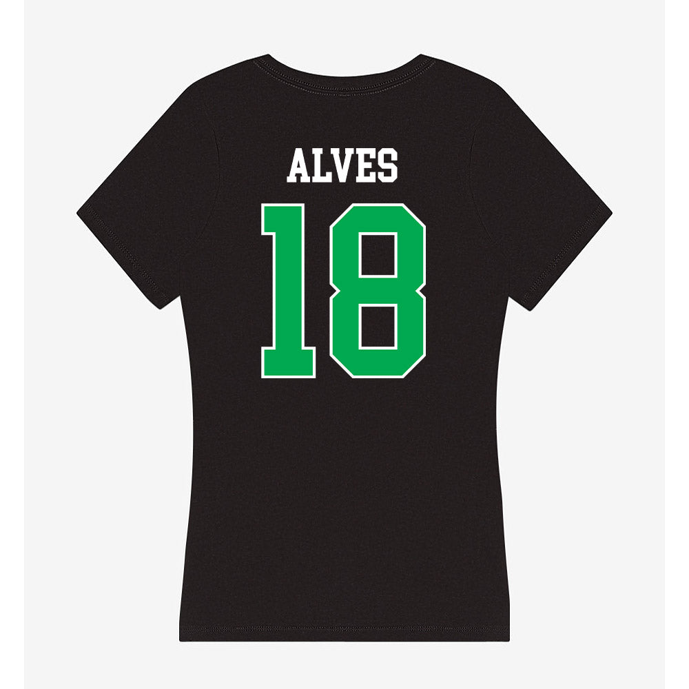 Marshall - NCAA Women's Soccer : Marcella Alves - Women's V-Neck T-Shirt-1